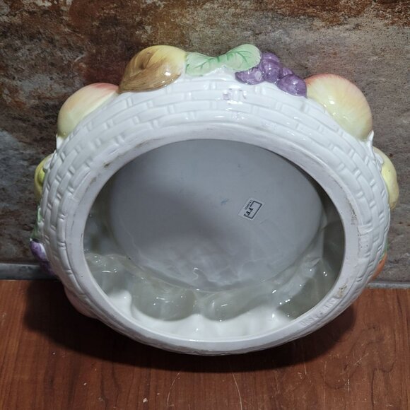 Vintage Fitz and Floyd Fruit Fair Pillar Candle Holder Base Underplate - Picture 6 of 11